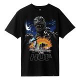 Huf VS Godzilla Tour Tee BLACK