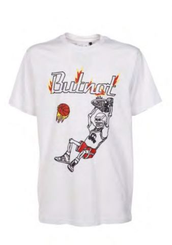 Butnot Stampa Basket Fuoco Tee WHITE