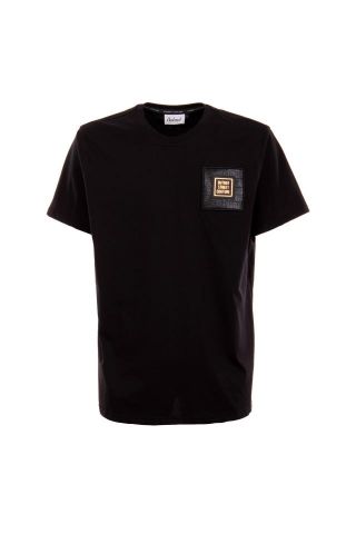 Butnot Patch Ecopelle Tee BLACK