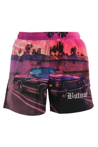 Butnot ® Palms Swimshort FUXIA