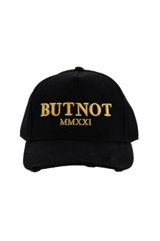 Butnot ® Gold Embroidery Strapback BLACK