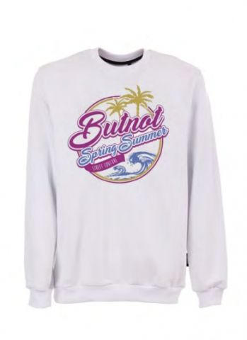 Butnot Charge UV Crewneck WHITE