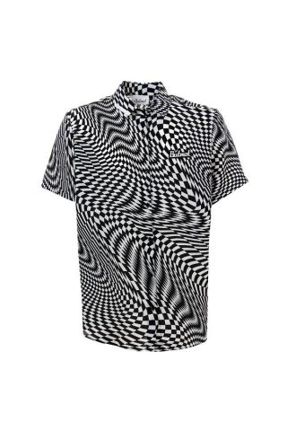 Butnot ® Optical Illusion Shirt WHITE/BLACK