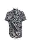Butnot ® Optical Illusion Shirt WHITE/BLACK