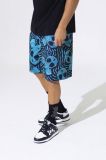 Butnot ® Impronta Mask Shorts - BLK/TIFFANY BLUE