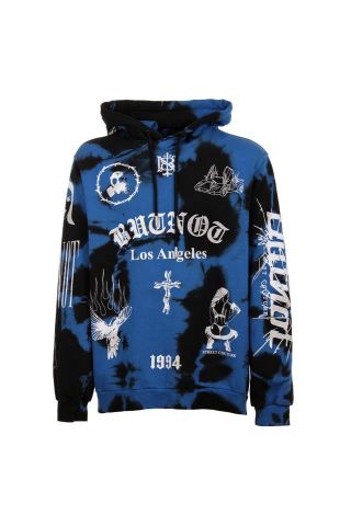 Butnot ® Multistampa Hoodie BLUE