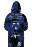 Butnot ® Multistampa Hoodie BLUE