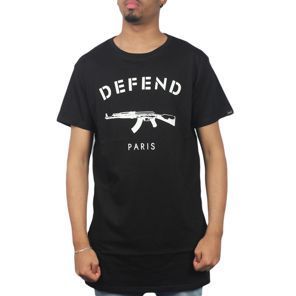 Defend Paris ® Uncontrol Long Tee BLACK
