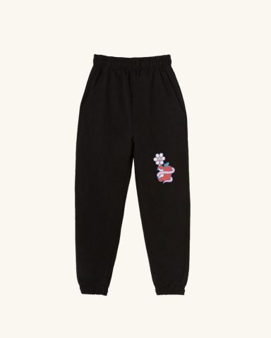 W.A.N.F. Not Welcome To Paradise Pants BLACK