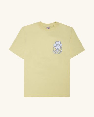 W.A.N.F. Daisy Logo T-Shirt BUTTER