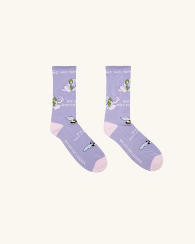 W.A.N.F. Purple Socks