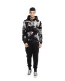 Butnot Bubble Wash Hoody - BLACK